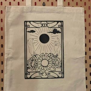 The Sun Tarot Card Tote Bag